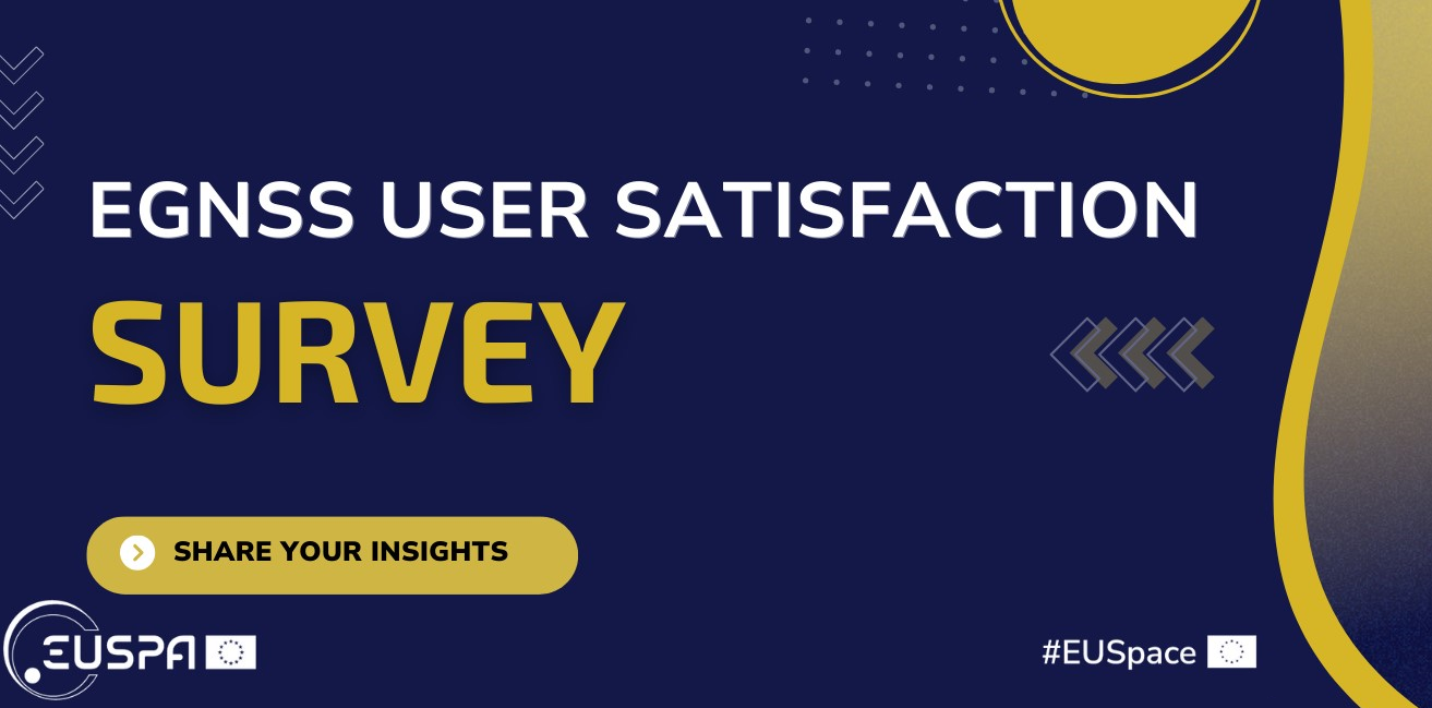 EGNSS User Survey 2023 banner