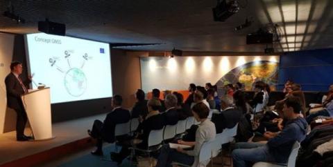 The opening ceremony was attended by about 100 students from France’s National Civil Aviation University The opening ceremony was attended by about 100 students from France’s National Civil Aviation University